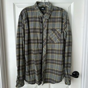 O'Neill Men's plaid button-down shirt